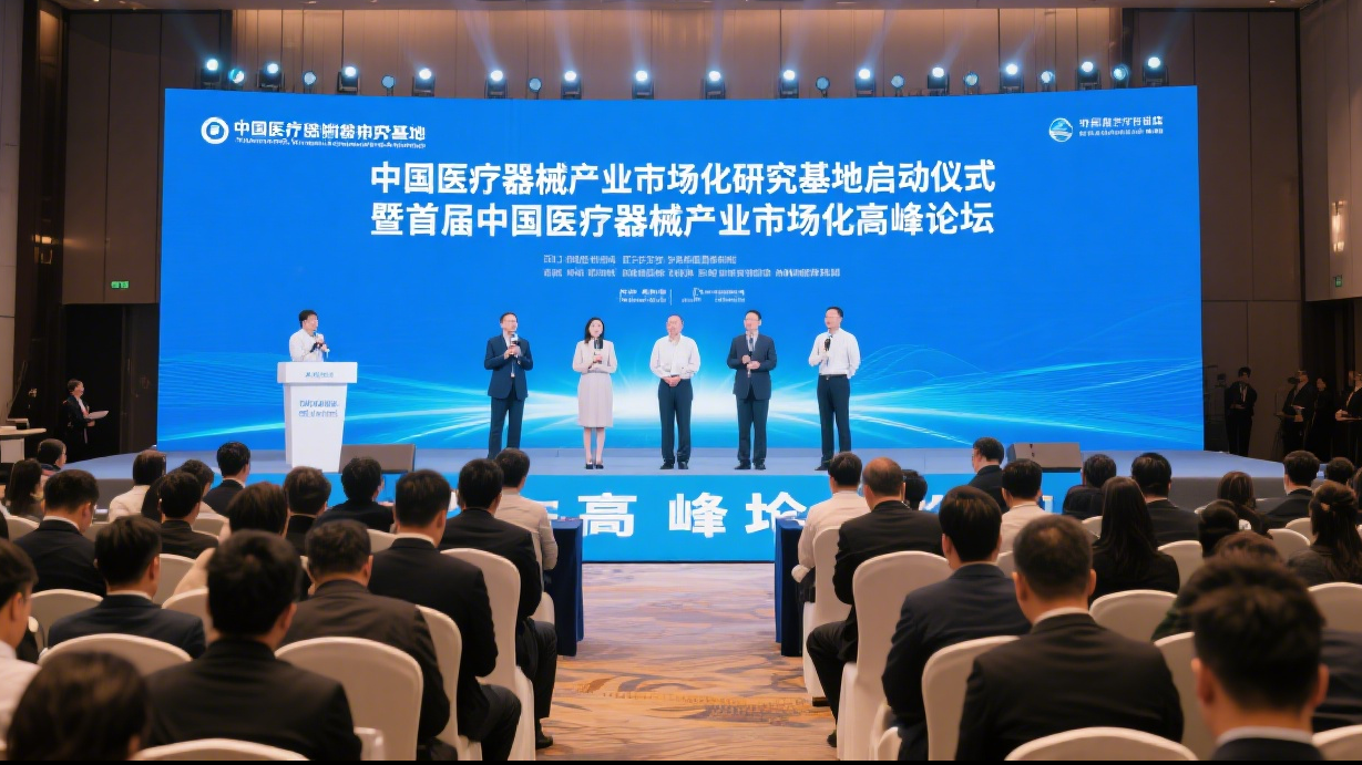 “中国医疗器械产业市场化研究基地” 启动仪式暨首届中国医疗器械产业市场化高峰论坛在广州举办